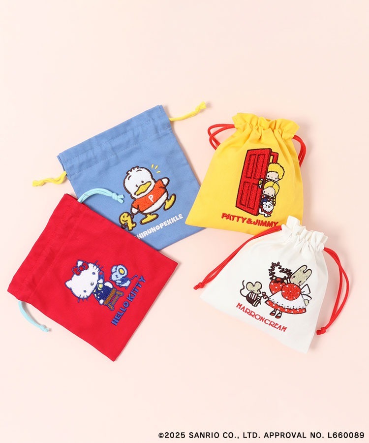 JP Sanrio 毛巾刺繡索袋 3386 3686 3379 4994 3362 OS250829
