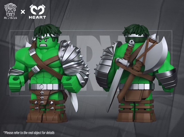【預訂】【HEART X Mr J Brick】綠浩克