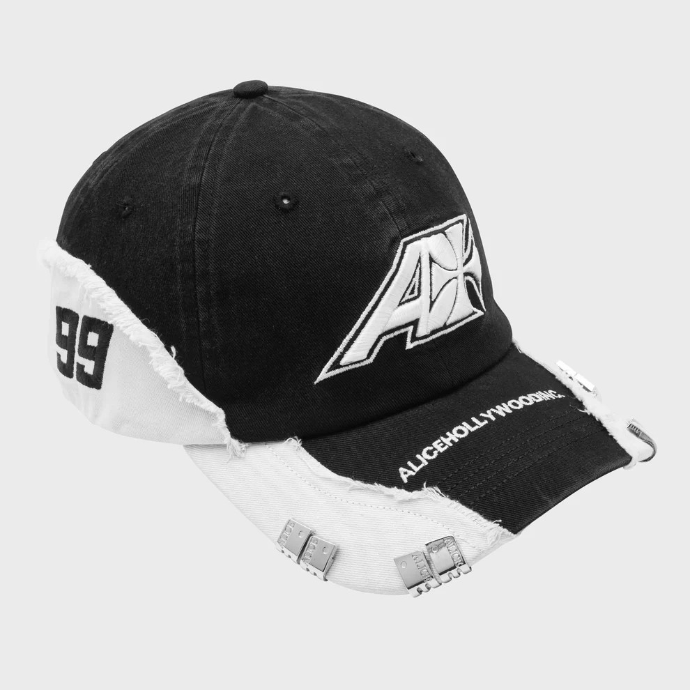 ALICE HOLLYWOOD GODSPEED CAP (BLACK/WHITE)