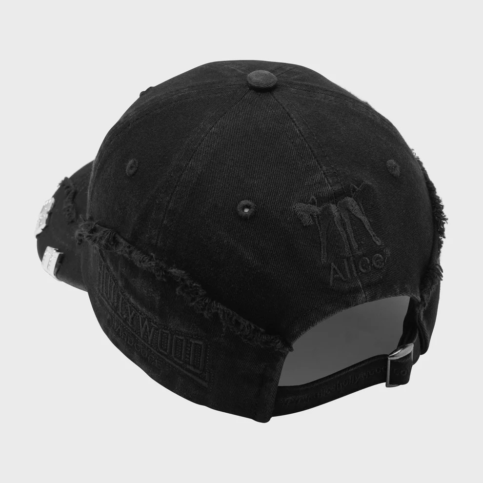 ALICE HOLLYWOOD GODSPEED CAP (ALL BLACK)