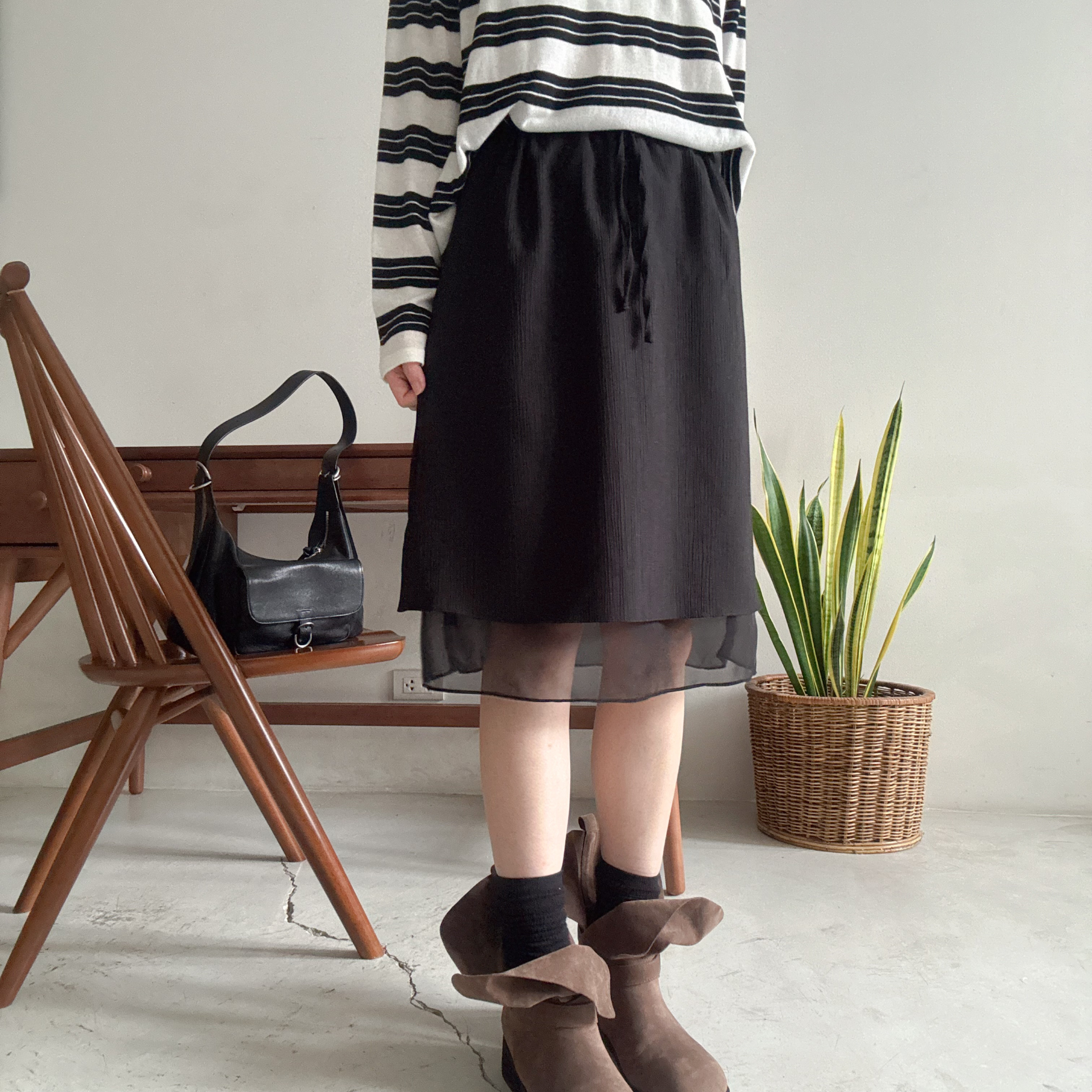 透視Layer中長裙