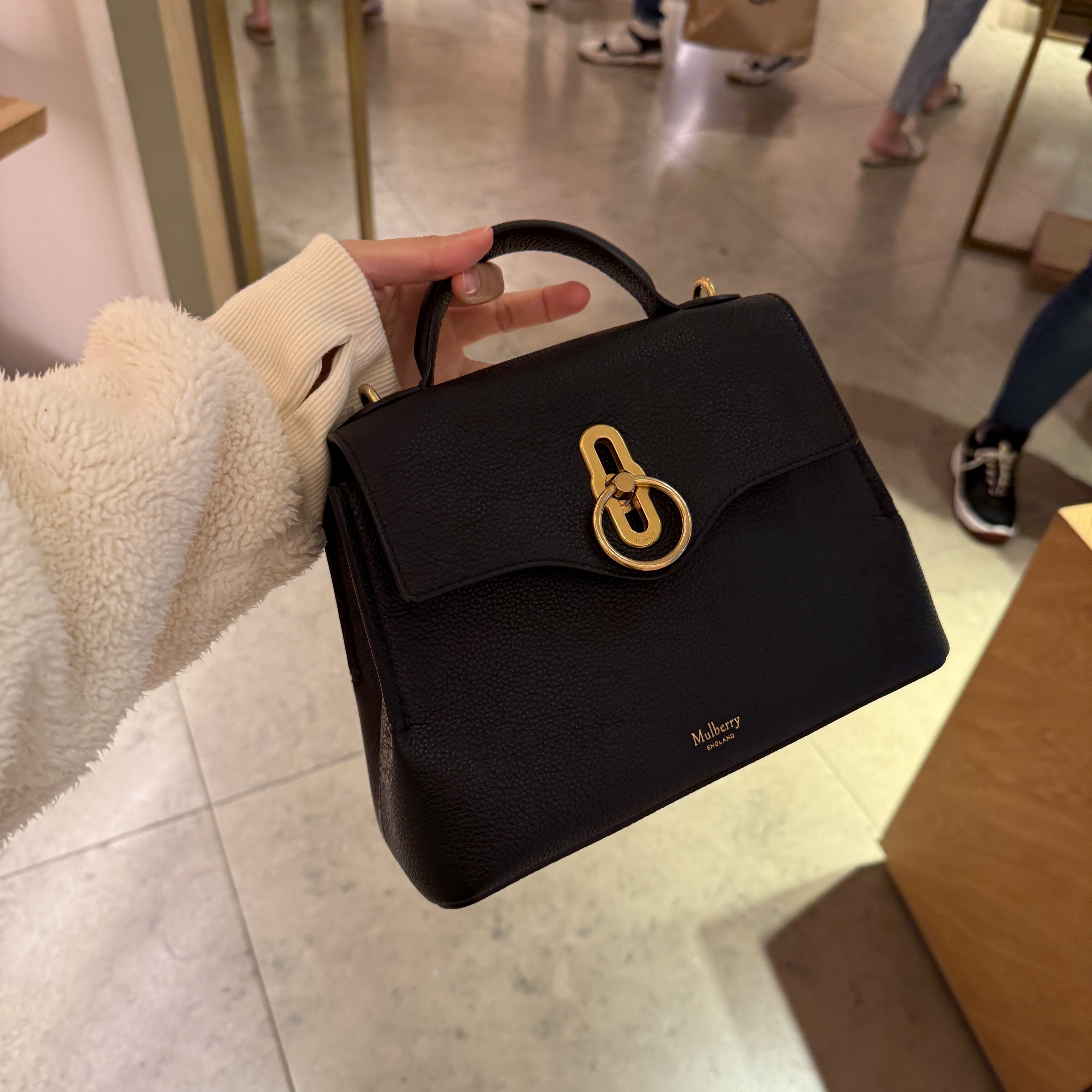 Mulberry mini seaton crossbody bag 2 colors black