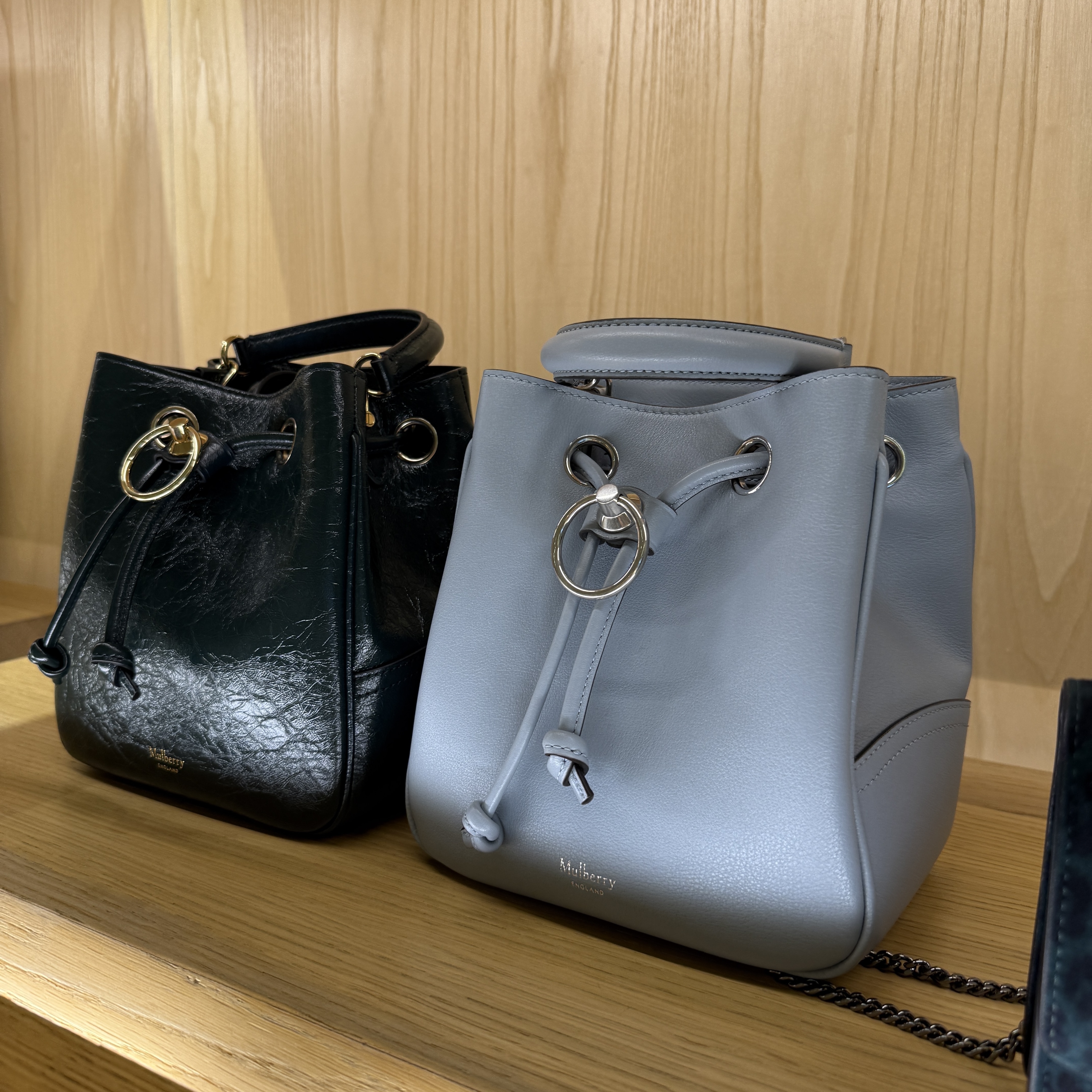 Mulberry small hampstead bag 2 colors green light blue