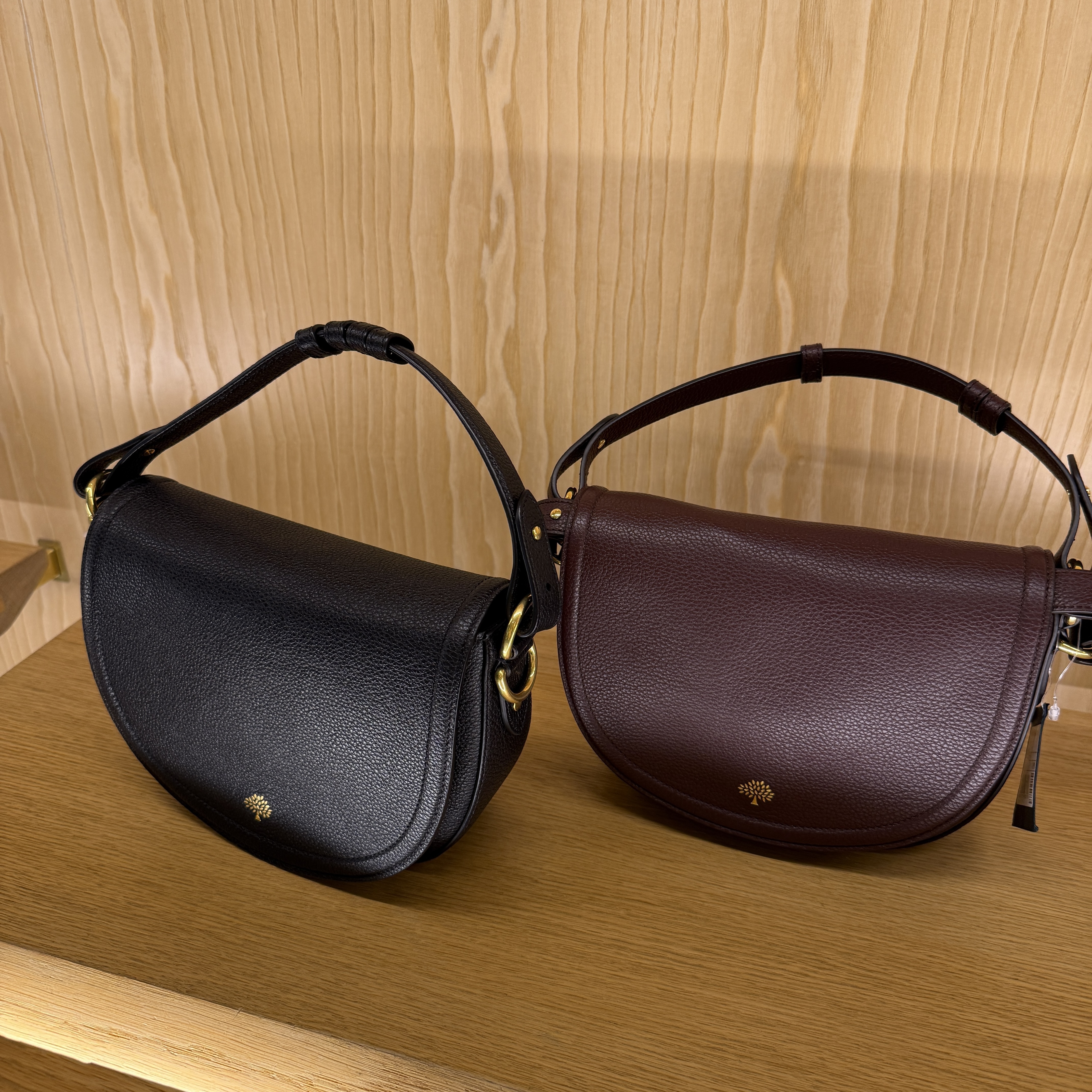 Mulberry Effie crossbody bag 2 colors black oxblood