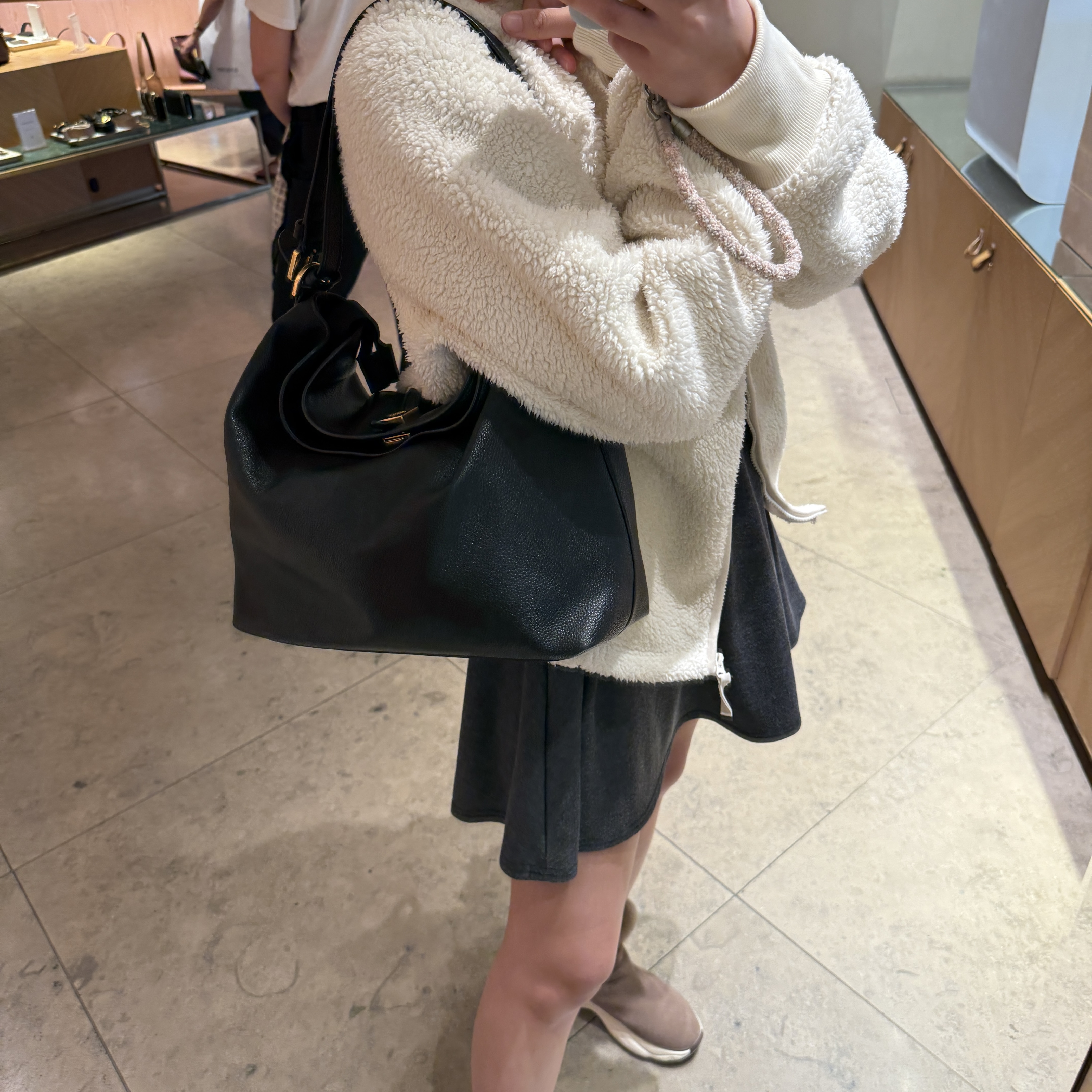 Mulberry tessie hobo shoulder bag 2 colors oak black