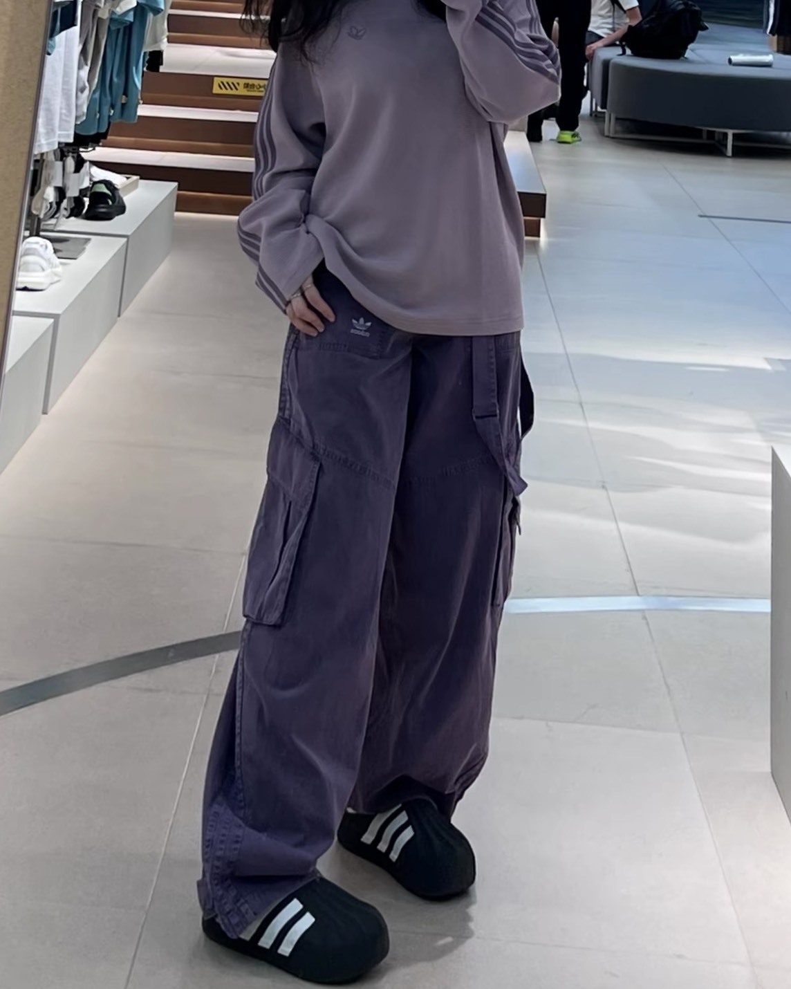 Adidas Originals 工裝彎刀褲 兩色