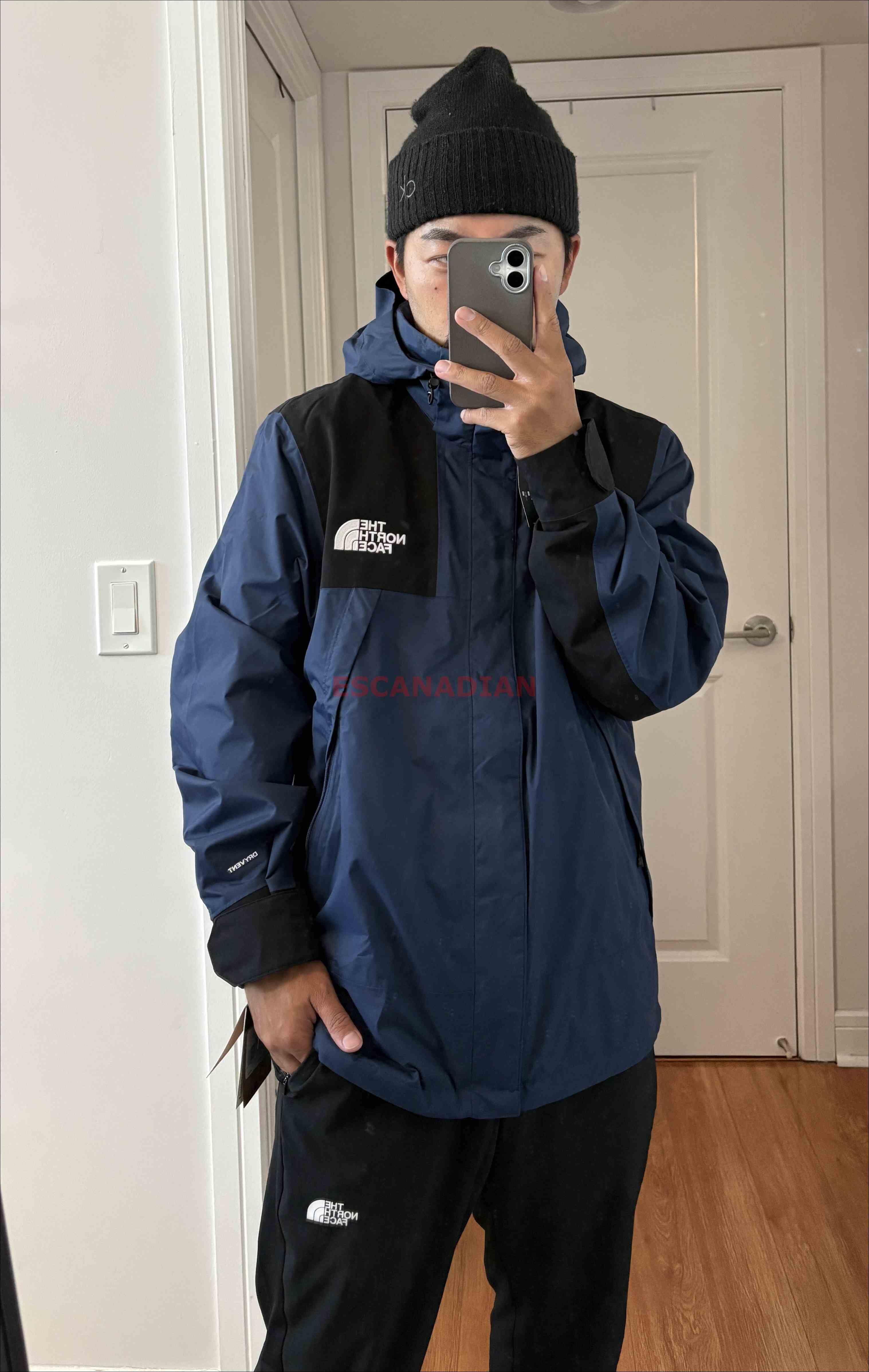 THE NORTH FACE 男大人 600羽絨三合一 刺繡小標 防風 防水 外套 (帽子可拆/內裡可單穿)