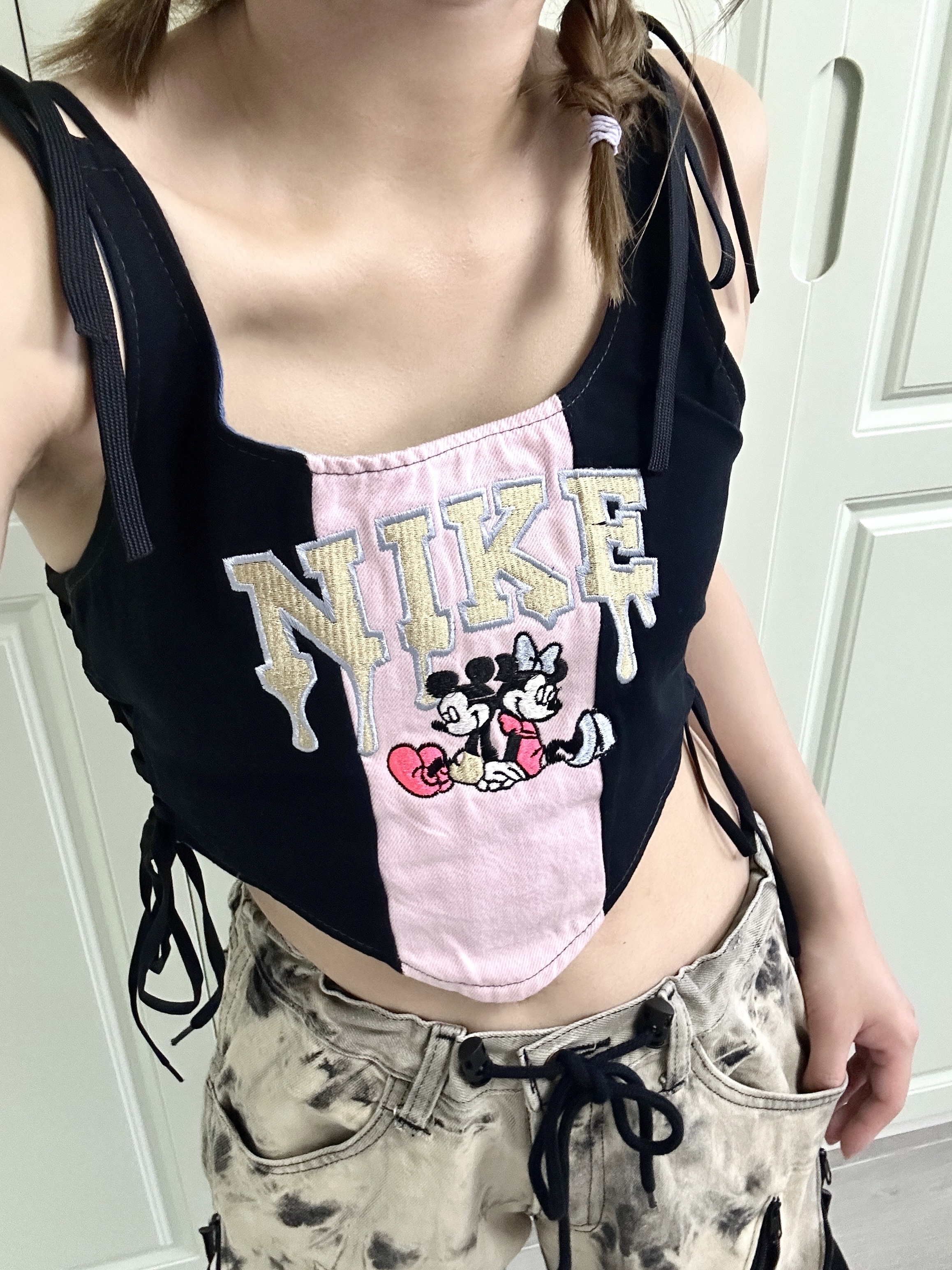 【現貨】泰國REMAKE牛仔米奇馬甲