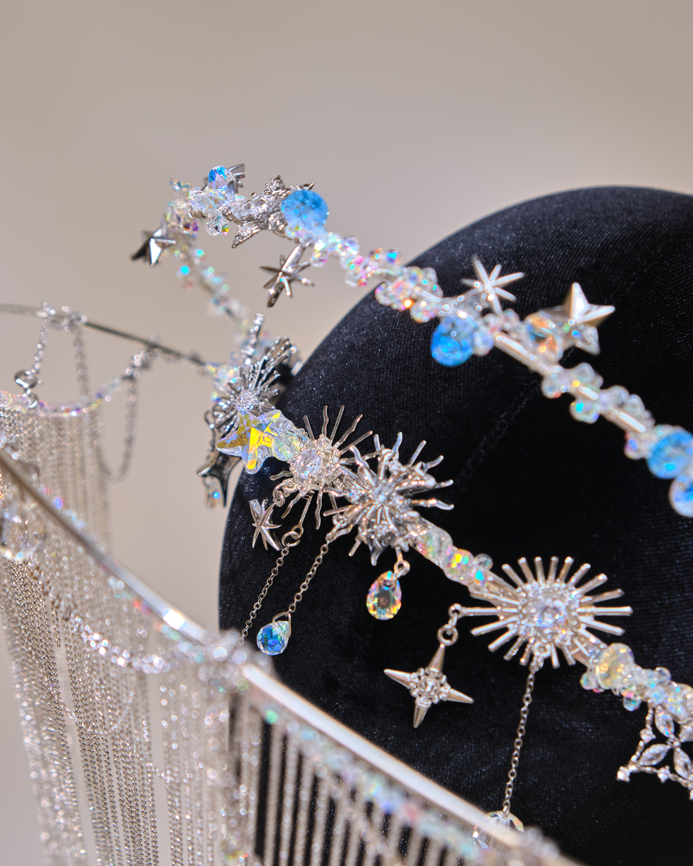 【Tiara】 Pink & Silver Princess Tiara