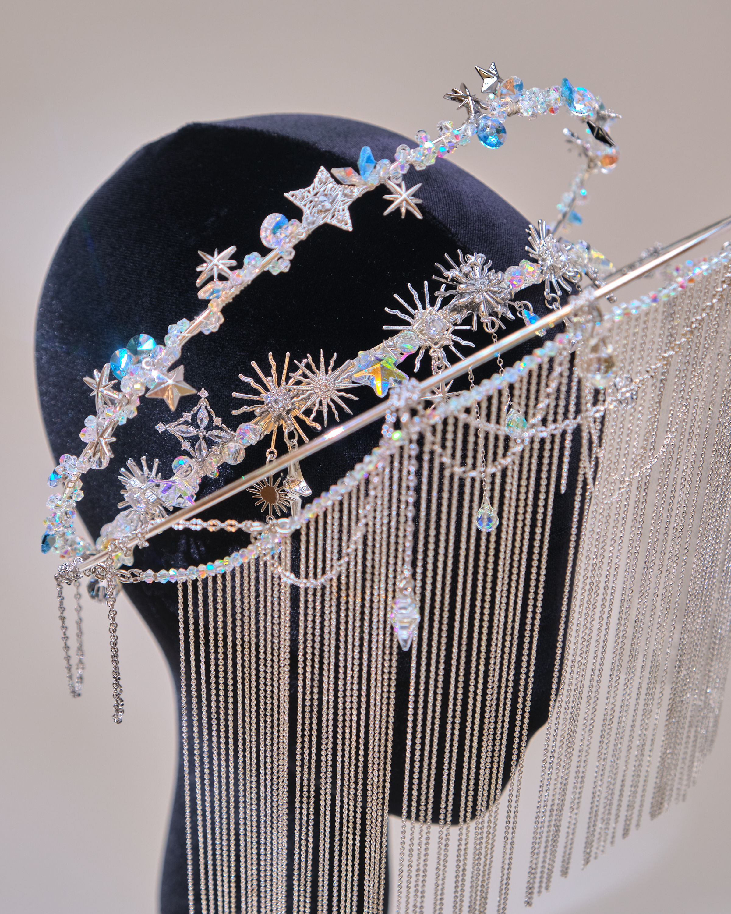 【Tiara】 The Wurttemberg Pink Topaz and Diamond Tiara Replica in 925