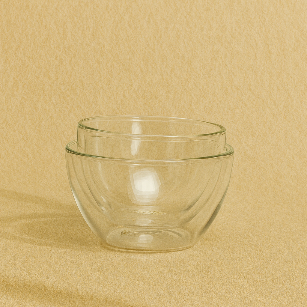 半圓雙層玻璃杯