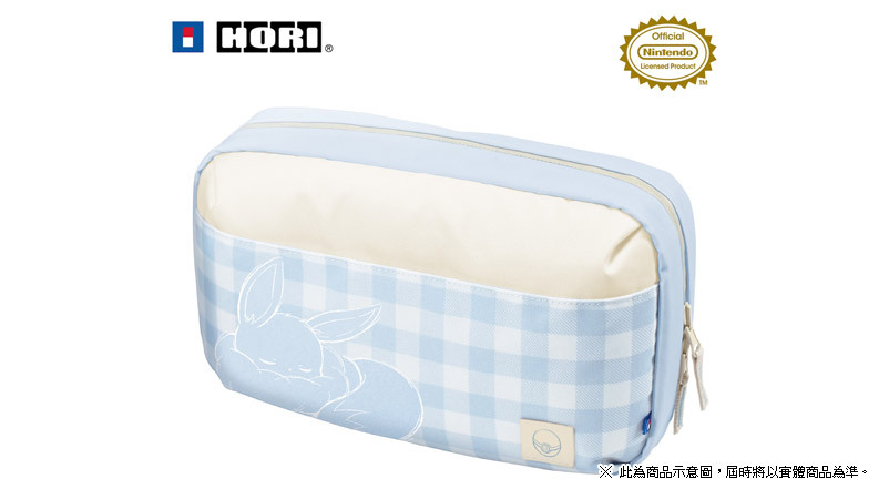 NS2 HORI 雙面大容量旅行包（毛茸茸伊布款）