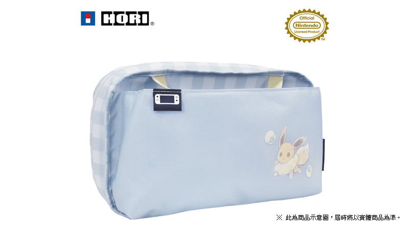 NS2 HORI 雙面大容量旅行包（毛茸茸伊布款）