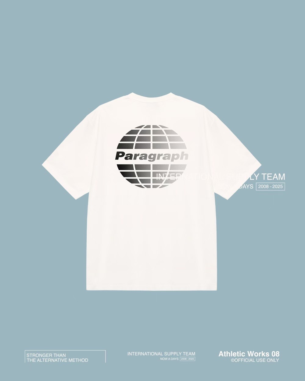 Paragraph 25FW 002 漸層 地球 短袖