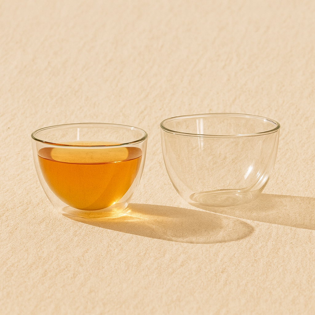 半圓雙層玻璃杯