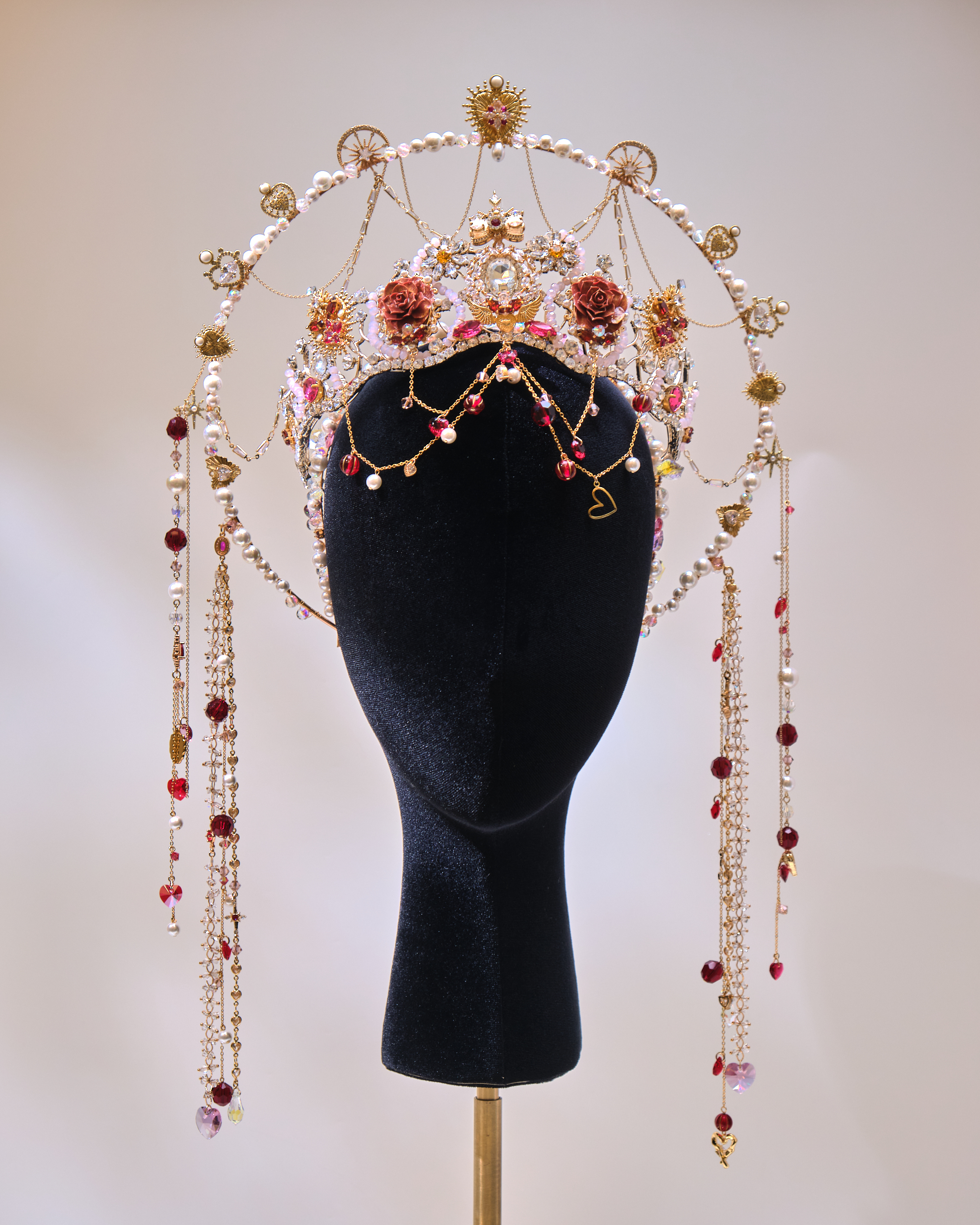 12674 Queen of Roses Tiara Set