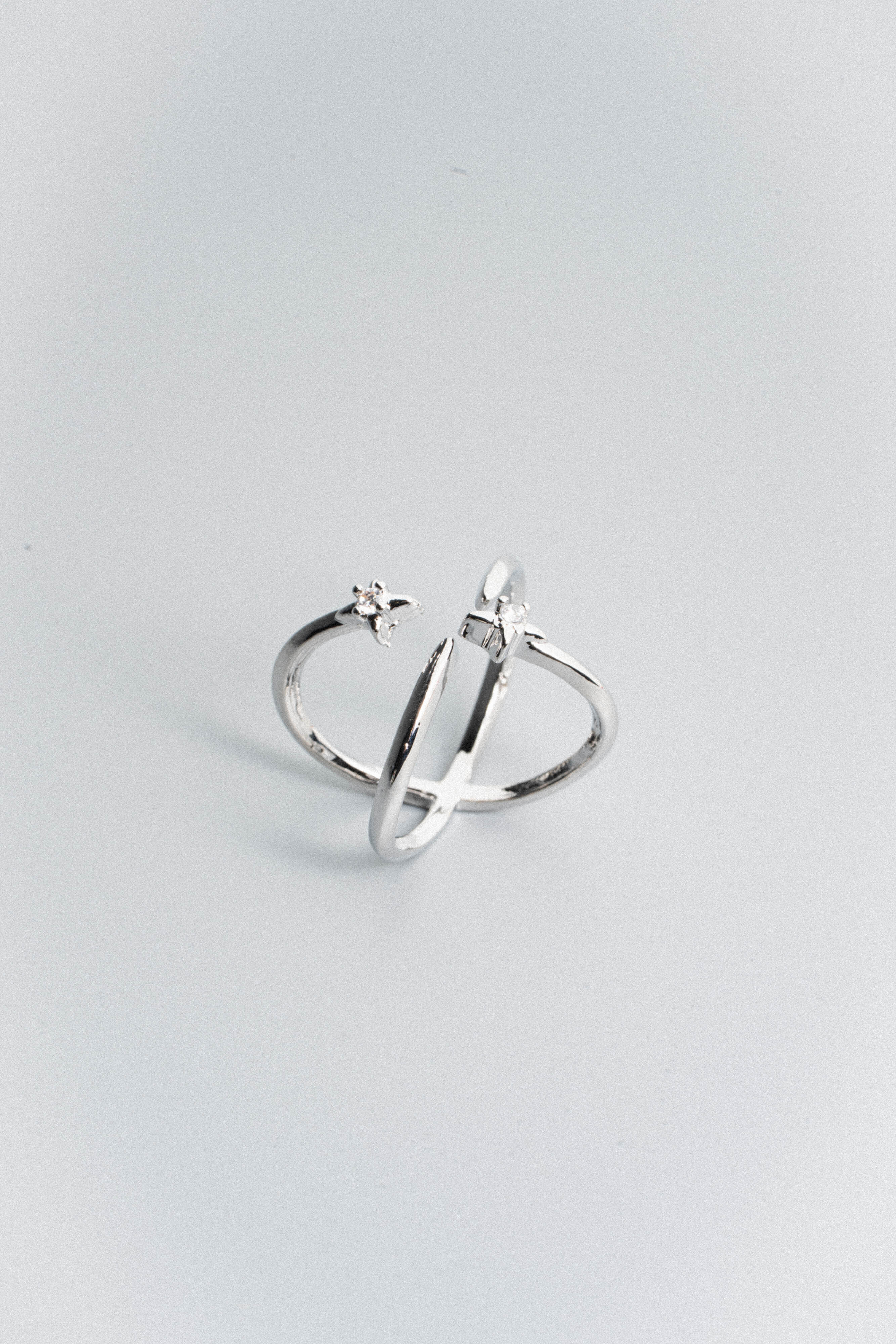 【BLUZ】弧光雙影戒指