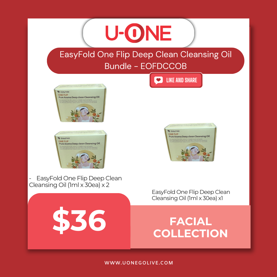 EasyFold One Flip Deep Clean Cleansing Oil Bundle - EOFDCCOB