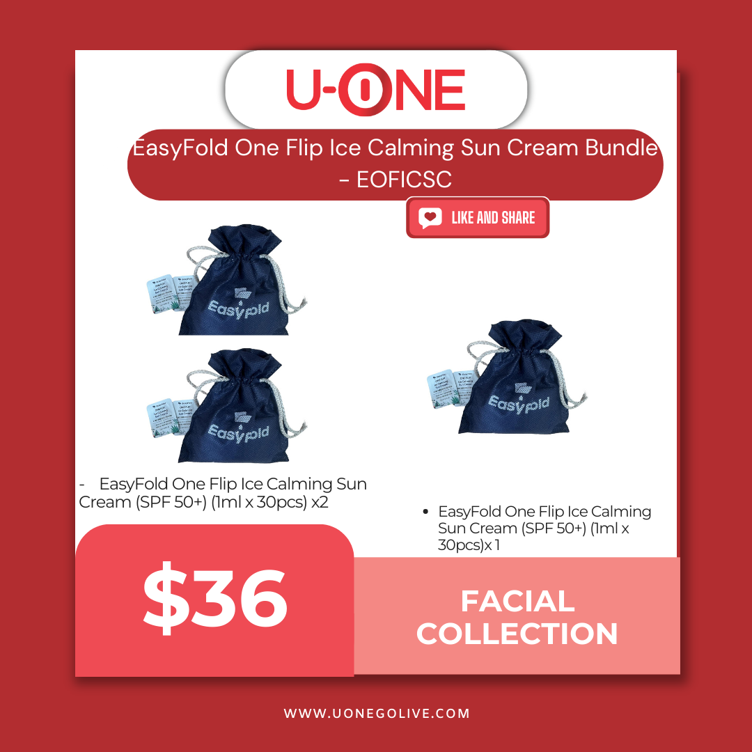 EasyFold One Flip Ice Calming Sun Cream Bundle - EOFICSC