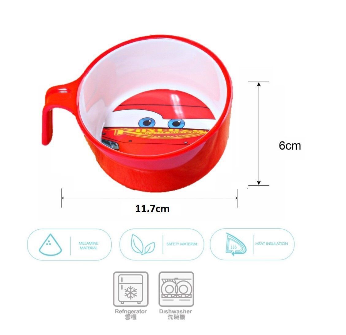 迪士尼反斗車王- 有耳湯碗 +湯匙 (科學瓷)