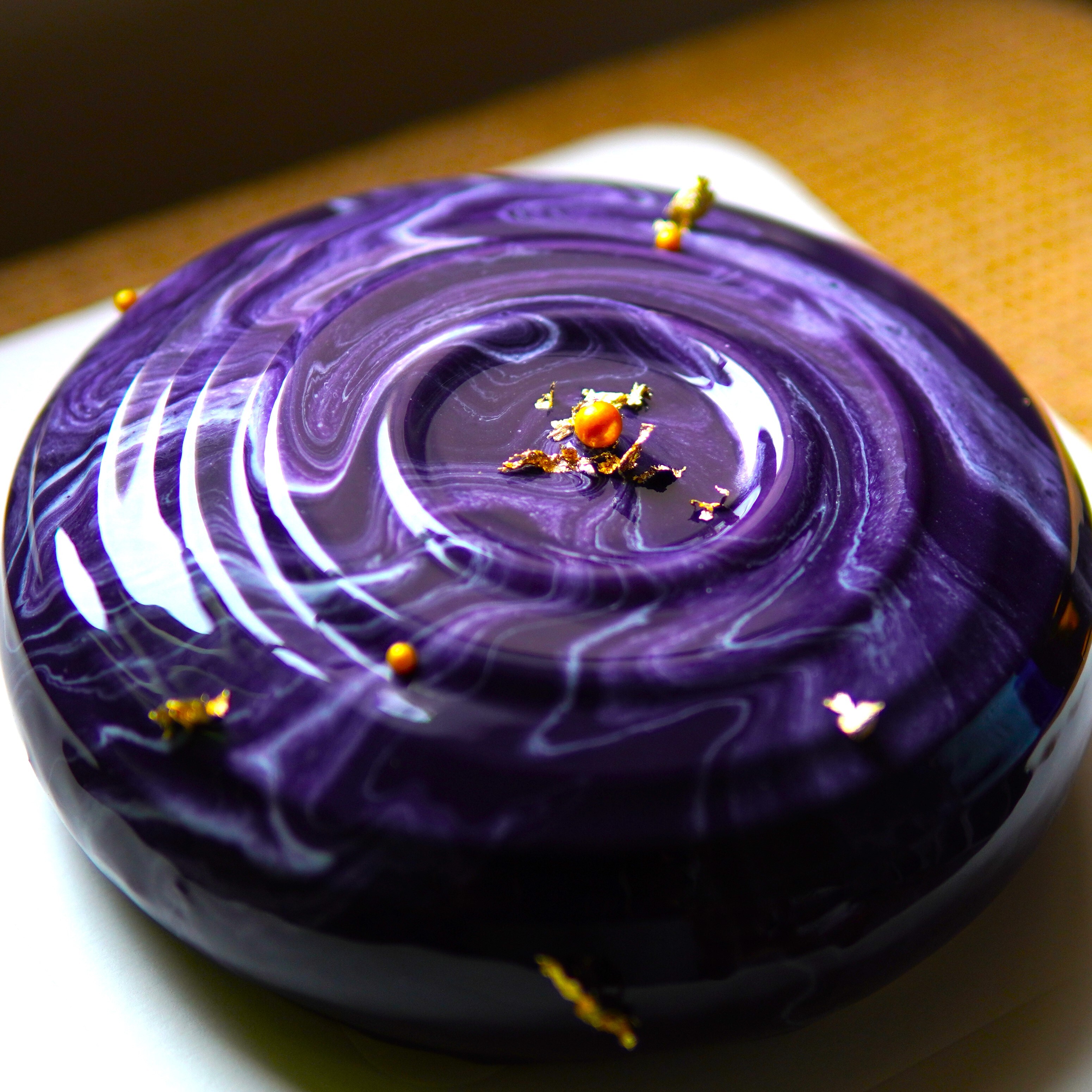 深紫粉紅大理石