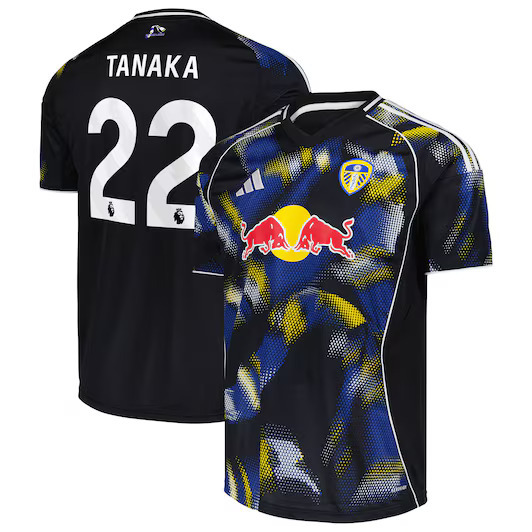 2025 Leeds United Third Away Shirt with 22 TANAKA