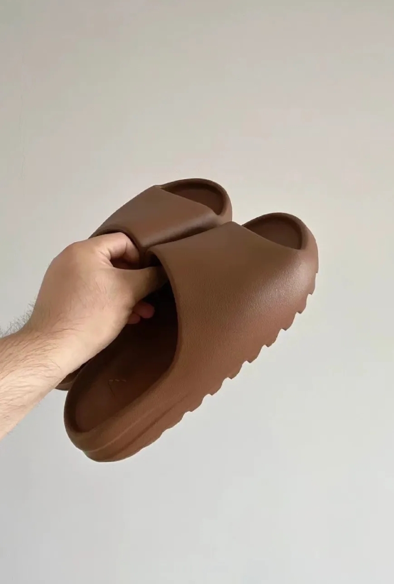 肯爺 YEEZY SLIDE BROWN 咖啡 防水 拖鞋