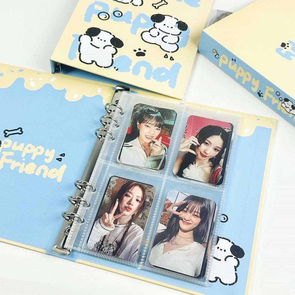 Cartoon Style A5 Binder Four-Pocket Card Album