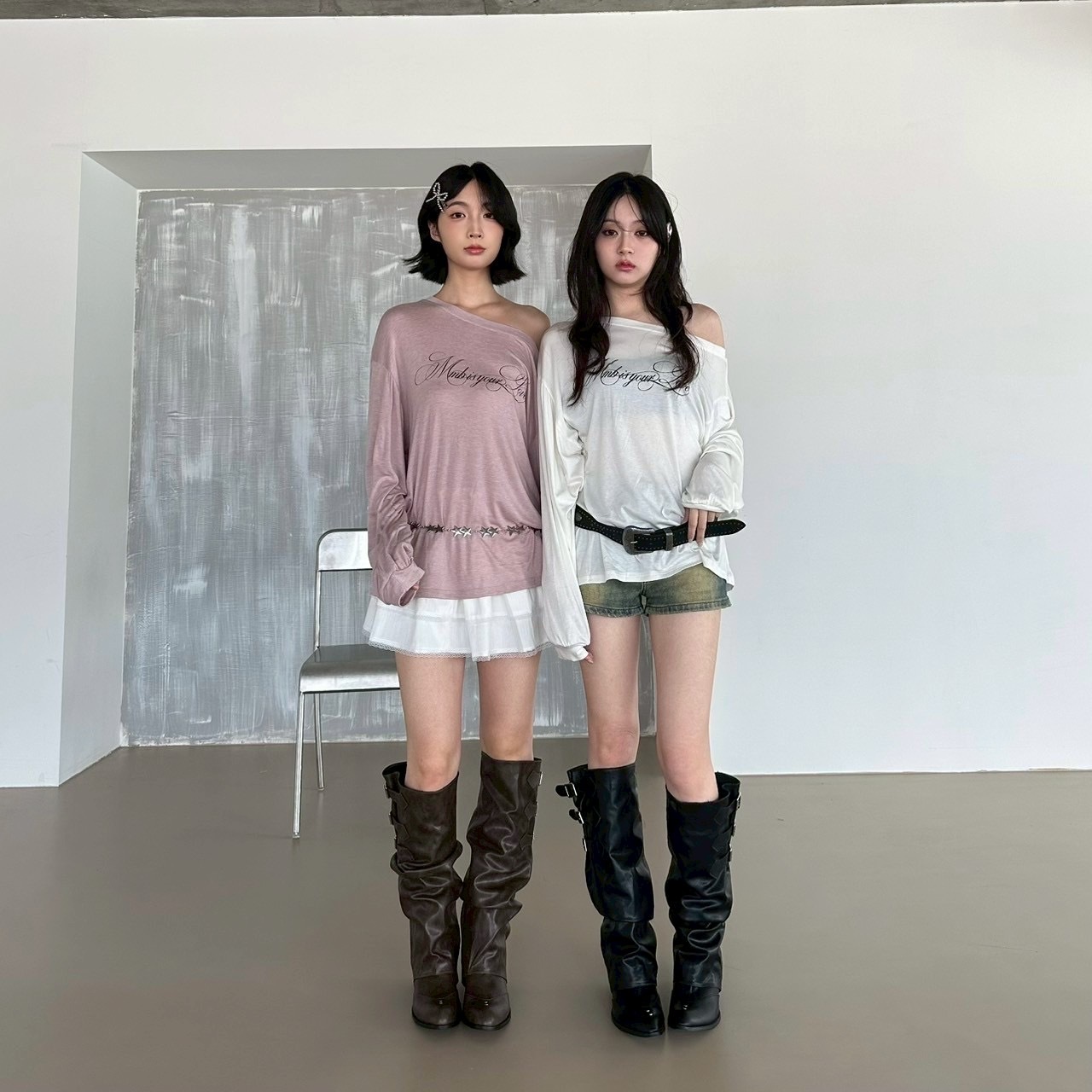 mmb花字軟雲天絲涼感薄長T