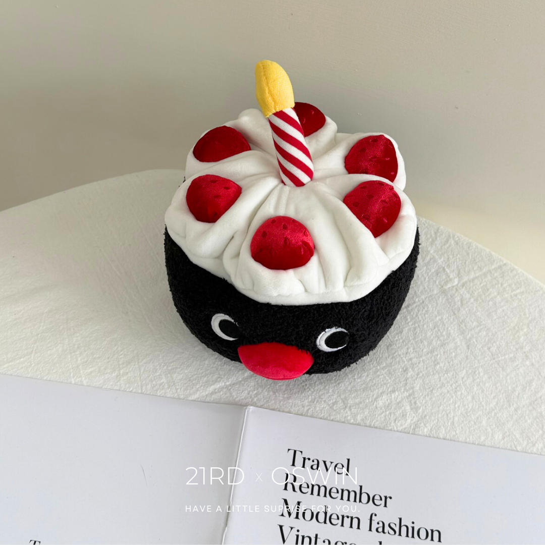 PINGU 企鵝家族 互動蛋糕 玩偶