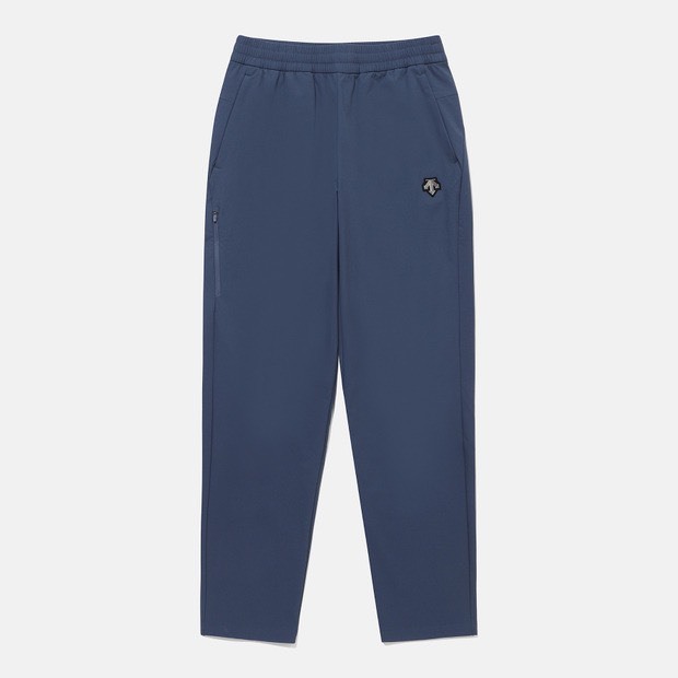 DESCENTE 迪桑特 經典 小LOGO 長褲 深藍色