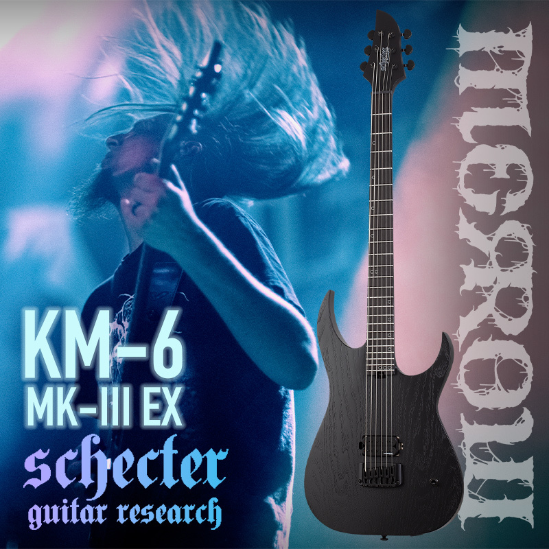 Keith Merrow 簽名款Schecter KM-6 MK-III EX 電吉他