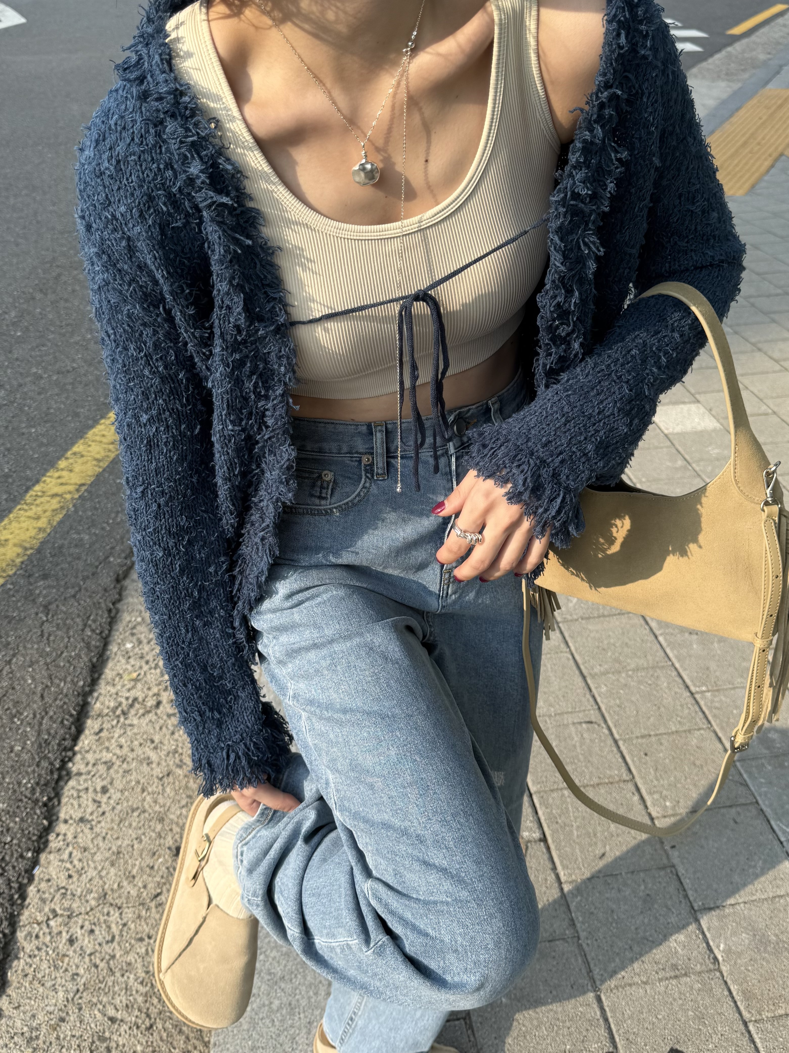 (飯店選品/下)一眼中意高級色系毛怪外/深藍