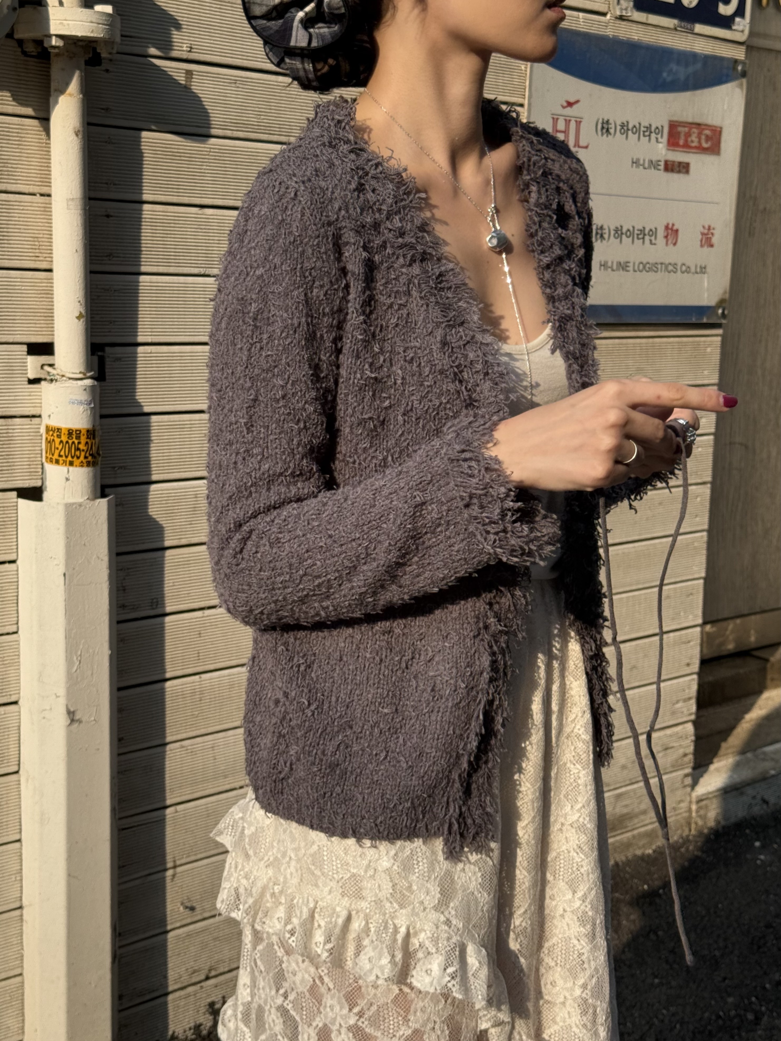 (飯店選品/下)一眼中意高級色系毛怪外/灰