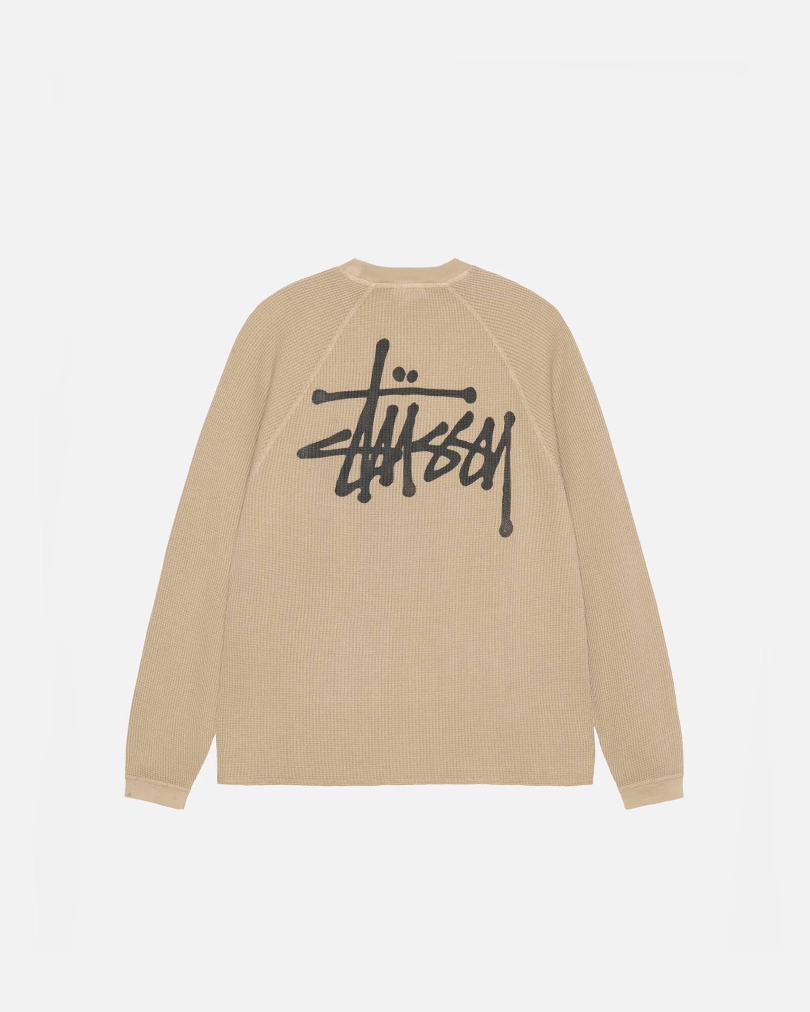 Stussy 華夫格水洗長袖 THERMAL 迷彩系列
