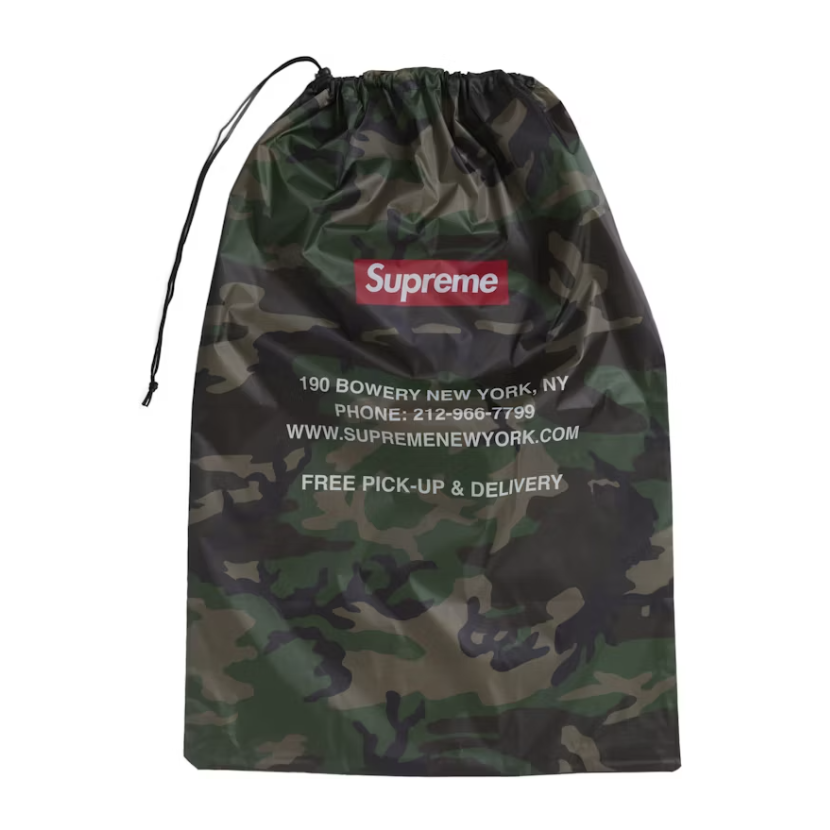 -(C06)-SUPREME LAUNDRY DRAWSTRING BAG  BOGO FW25 迷彩 束口袋 開季 小物