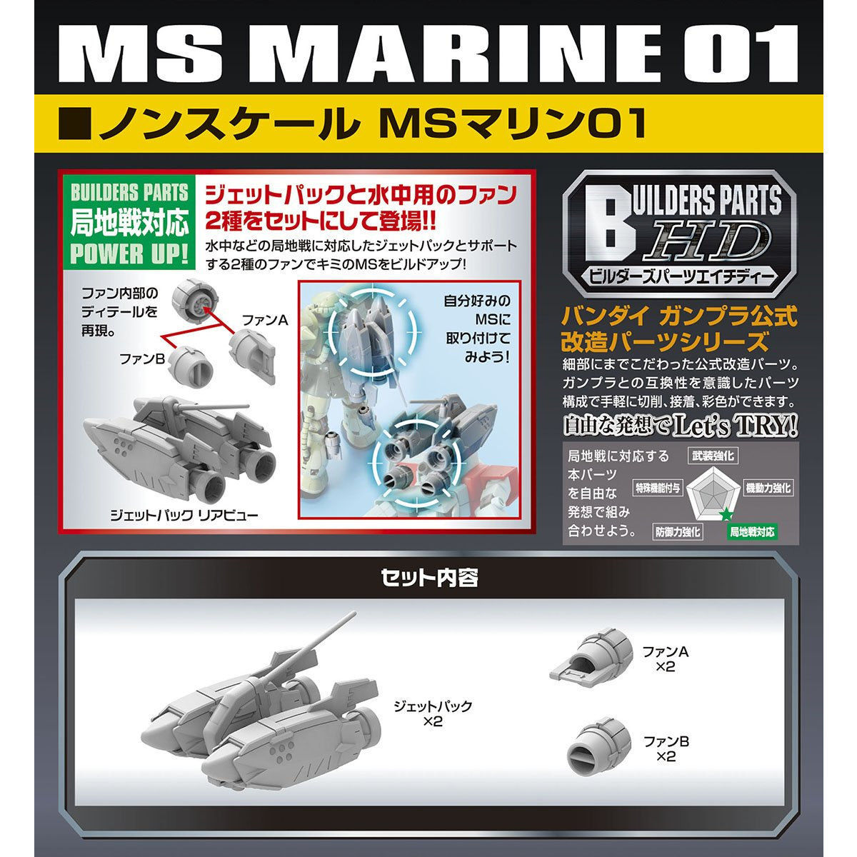 [Builders Parts] HD 1/144 MS MARINE 01