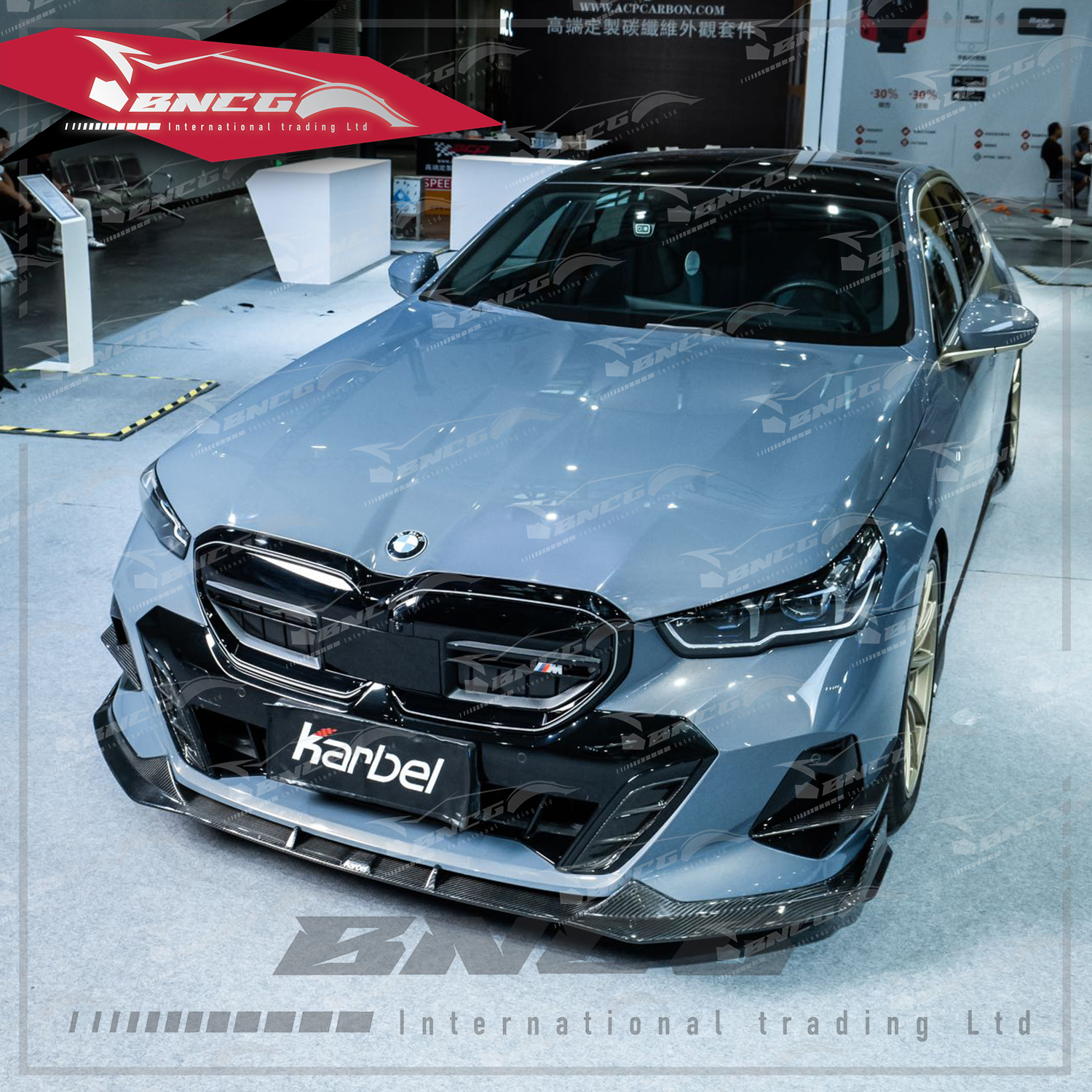 寶馬 BMW G60 G68 5eries 乾碳纖維 外觀件 空力套件 Karbel款 前下巴 後下巴 側裙 風刀 前保桿飾件 尾翼 頂翼