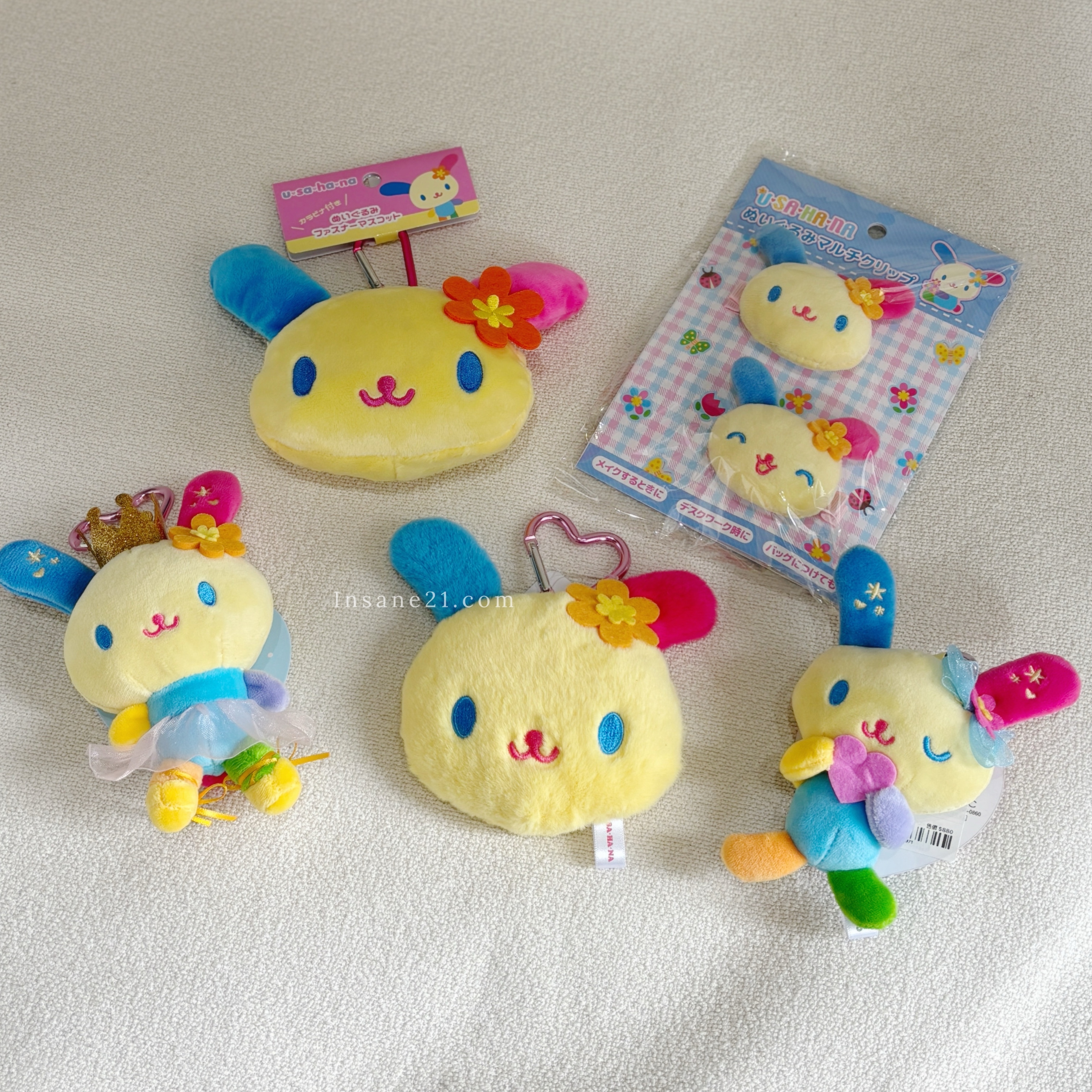 SANRIO 三麗鷗 花小兔 系列商品 絨毛 吊飾