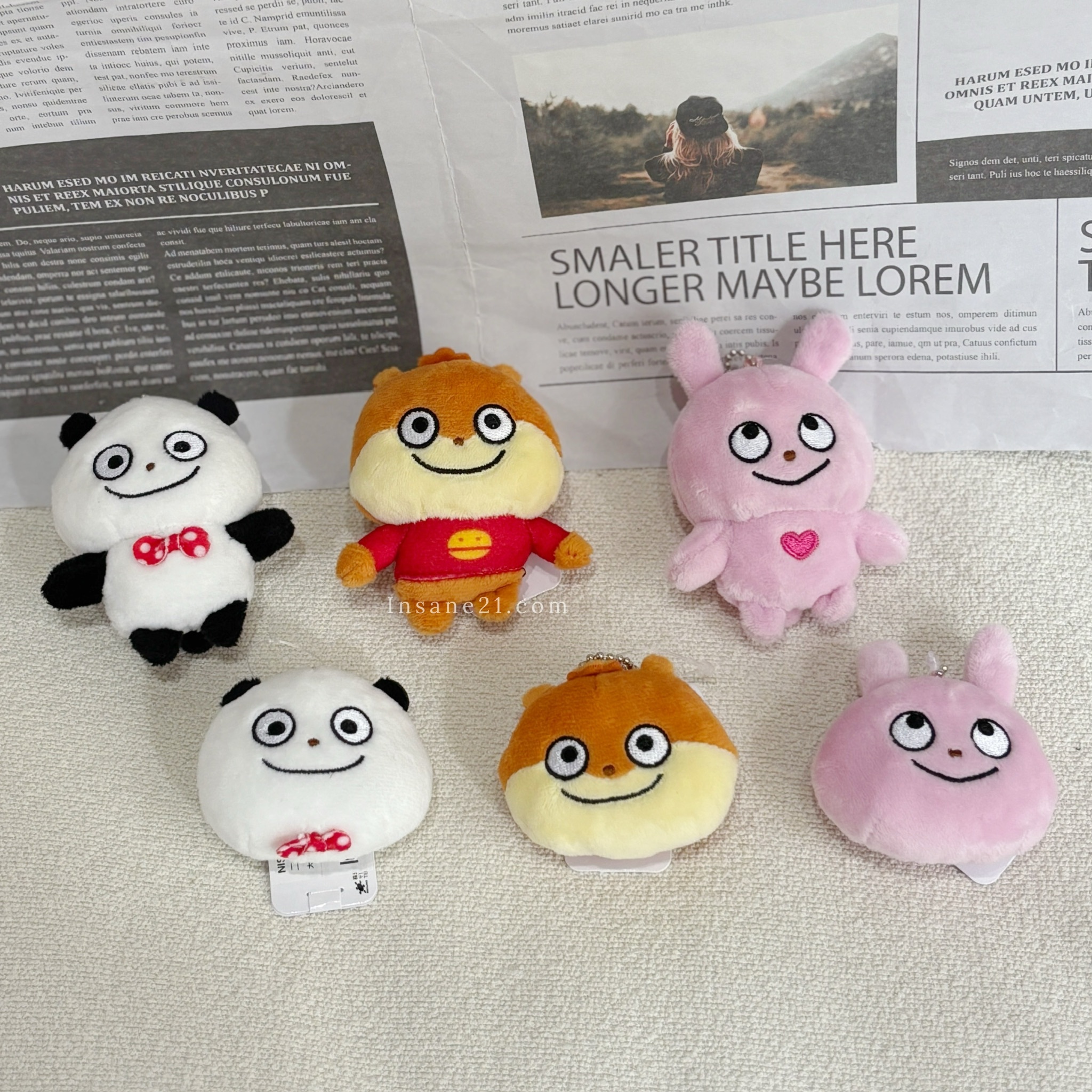 NISHIMURA YUJI 西村裕二 別針吊飾 絨毛吊飾