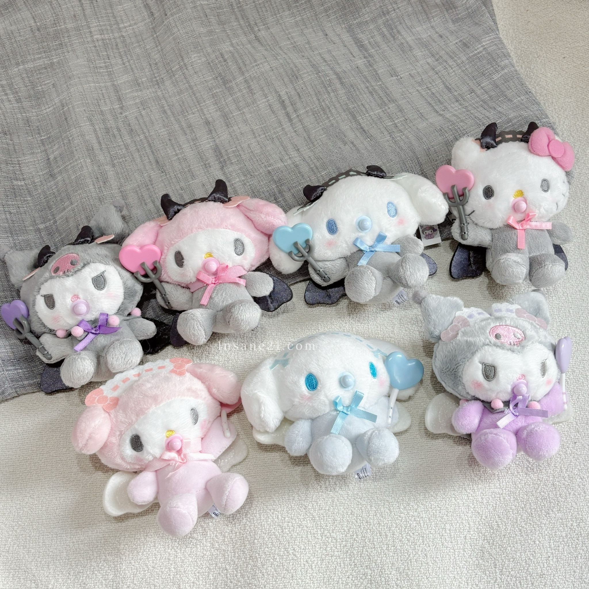 SANRIO 三麗鷗家族 奶嘴系列吊飾 絨毛吊飾 /預購