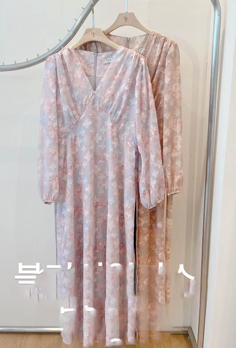 🥰PM_K3927  ▶️ v領 花洋裝👉B:cm W:cm H:cm L:cm