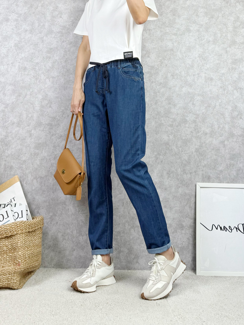 微挺有型不顯胖♡超修飾彈力休閒褲