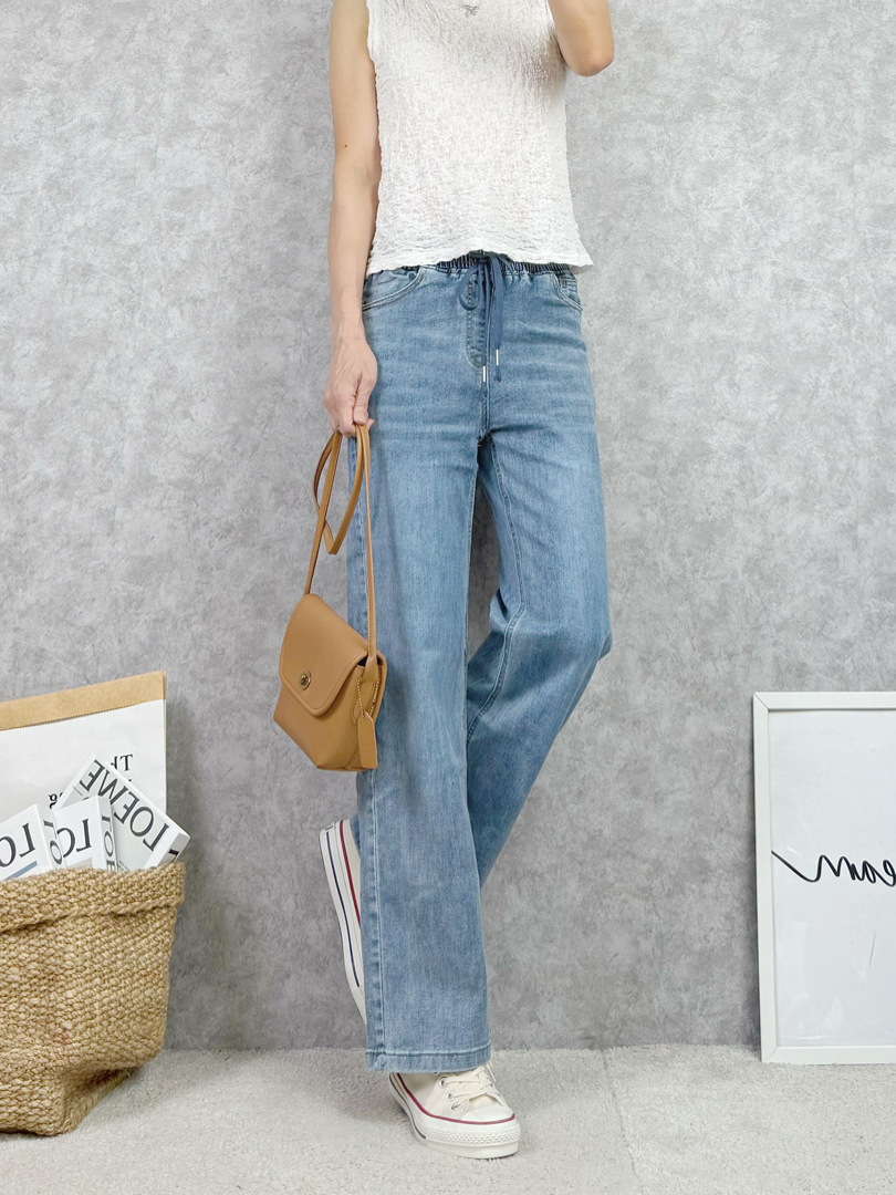 高磅數顯瘦神器☆隨便配都超有型的修飾寬褲