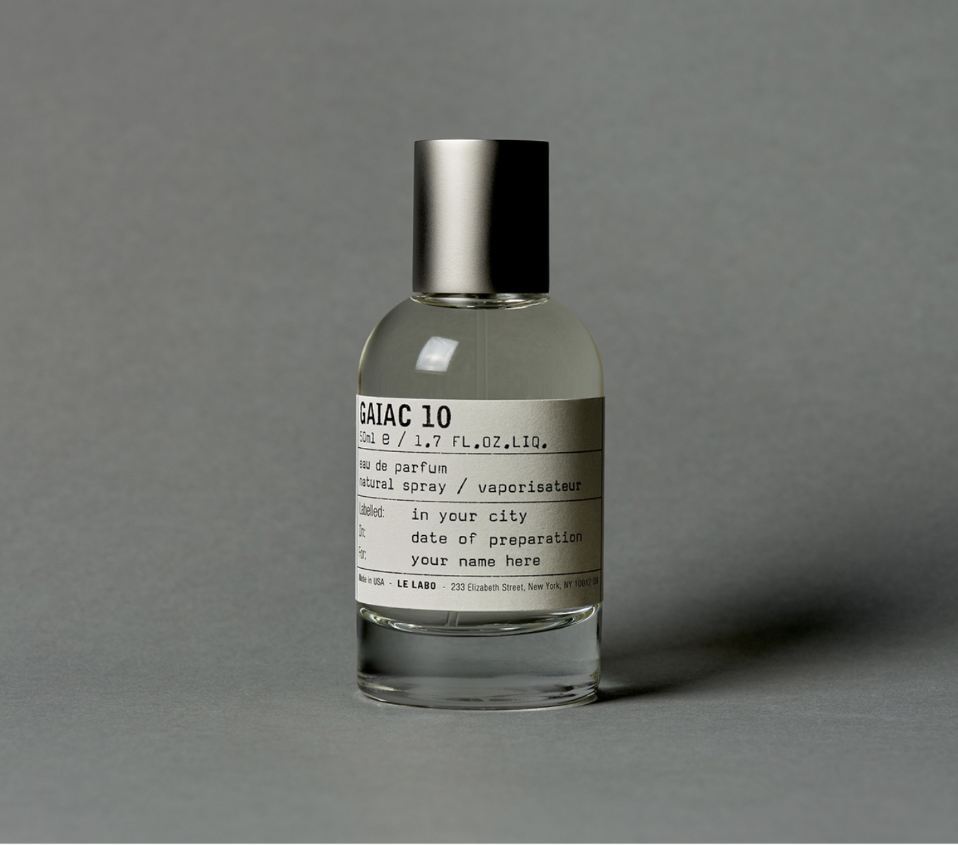 【Le Labo城市限定】 (東京) GAIAC 10 療癒創木 50ML  ( 刻字請下單後私訊官方 )