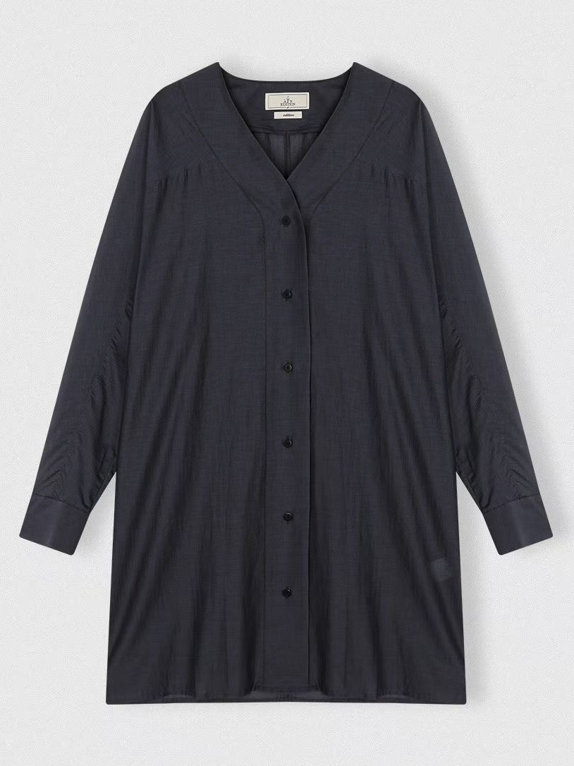 (飯店選品/下)改良式和服層次綁帶衣/灰衣+灰兜