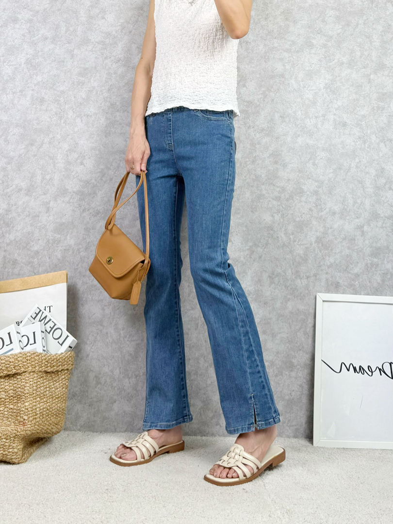 不費力的顯瘦哲學｜從細節打造自然腿長比例喇叭