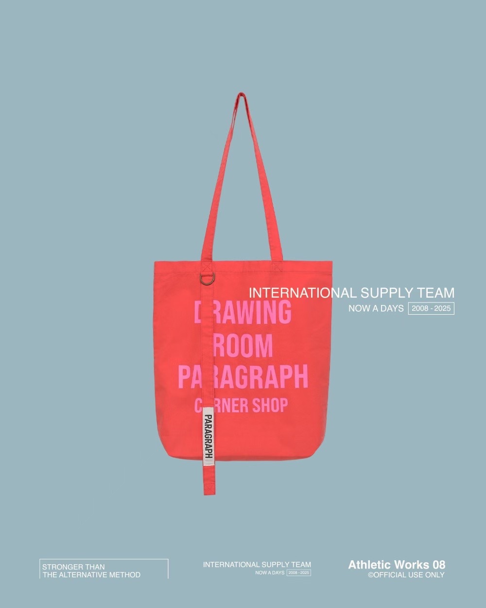 Paragraph 25FW 008 吊繩 文字 單肩包