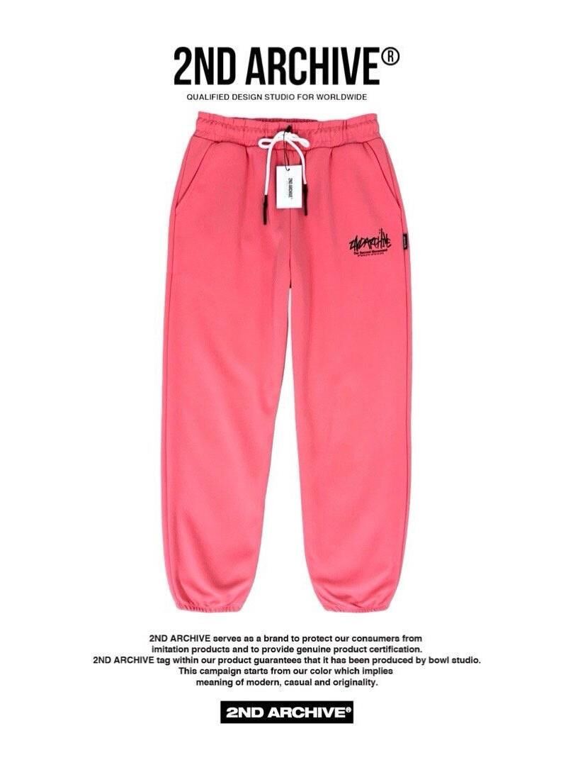 英文字束腳運動褲 2nd-275P