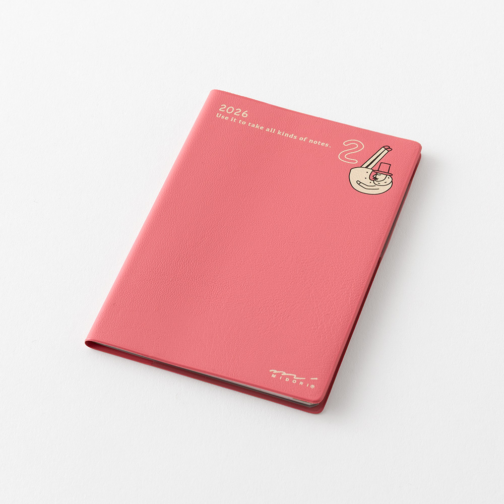 2026 POCKET DIARY 歐吉桑 迷你 月間｜MIDORI 日本